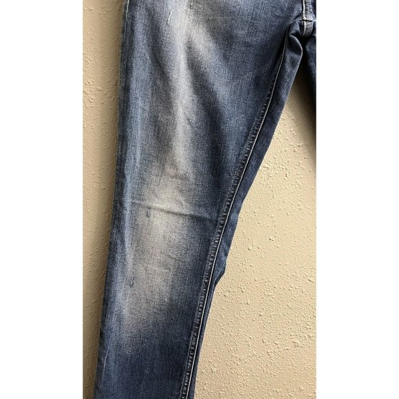 Freesoul Emerald 2520 Ladies Dark Denim Jeans Trousers Straight Low R. W32 L32 - Picture 3 of 13